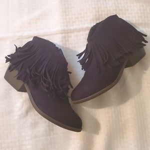Fringe Western-style Booties